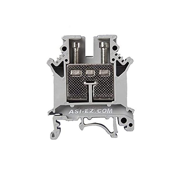 Automation Systems Interconnect Feed Through Terminal Block, 12.2mm Wide, UL Ratings 22-4 AWG, 85 Amp, 600V, 50-PK ASIUK16N - main